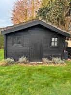 GRATIS tuinhuis in hout met dakpannen 3mx4m, Ophalen, Zo goed als nieuw, Hout, Tuinhuis