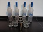 Grey goose glazen, mixer en dummy flessen, Verzamelen, Nieuw, Overige typen, Ophalen