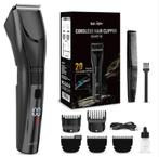 Professionele draadloze tondeuse set met LED display, Verzenden, Nieuw, Tondeuse