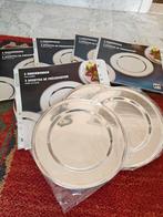 15 plaques en acier inoxydable APS d'un diamètre de 30,5 cm., Maison & Meubles, Enlèvement