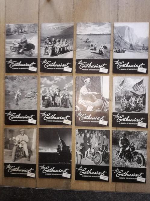 Harley Davidson "THE ENTHUSIAST" magazines 1942, Verzamelen, Automerken, Motoren en Formule 1, Zo goed als nieuw, Motoren, Ophalen of Verzenden