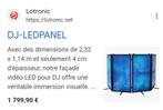 Dj ledpanel, Ophalen, Zo goed als nieuw