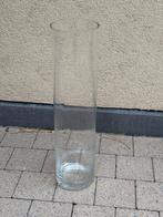 Vase en verre 60 cm, Huis en Inrichting, Woonaccessoires | Vazen, Ophalen, Overige kleuren, 50 tot 75 cm, Glas