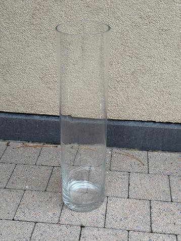 Vase en verre 60 cm beschikbaar voor biedingen