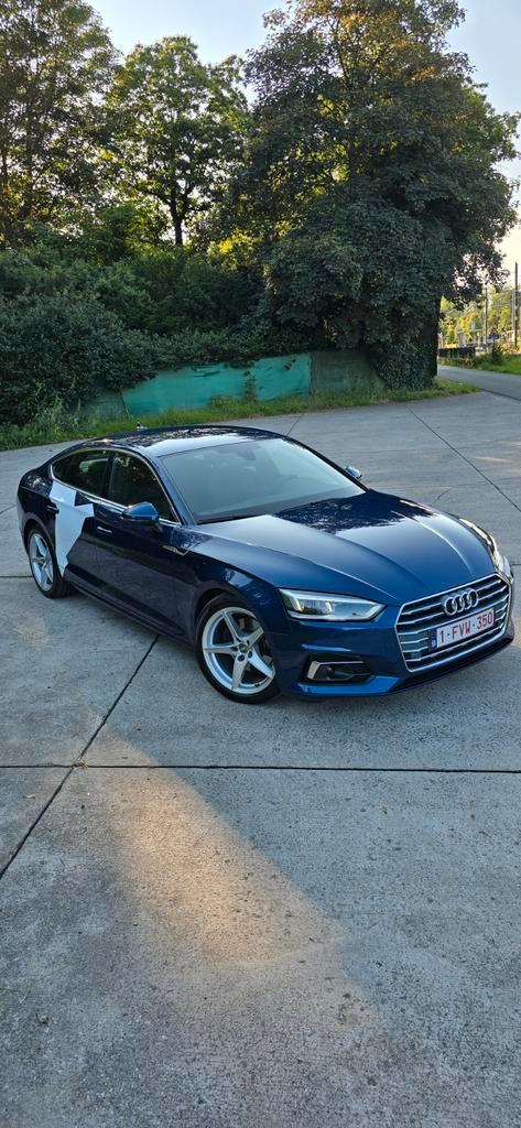 Audi A5 2.0tfsi cng, Auto's, Audi, Particulier, A5, Android Auto, Keyless entry, Benzine, Euro 6, Berline, 4 deurs, Automaat, Blauw