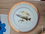 Intact vis servies, 6 borden en 1 grote vis-serveerschotel, Antiek en Kunst, Ophalen of Verzenden