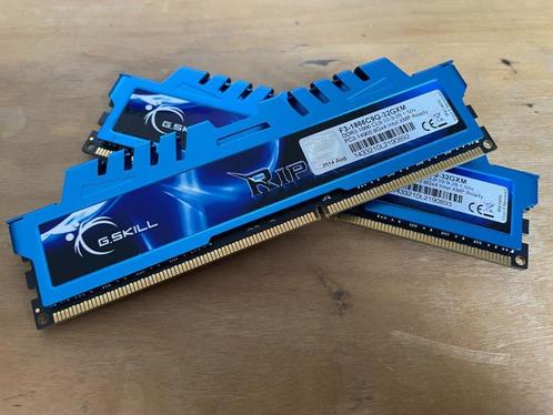 DDR3 16GB (2x8GB) G.SKILL Ripjaws X, Computers en Software, RAM geheugen, Zo goed als nieuw, Desktop, 16 GB, DDR3, Verzenden