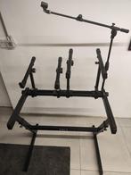 Quik Lok statief voor 3 keyboards en microfoon, Ophalen, Zo goed als nieuw, Instrumentstandaard, Microfoon