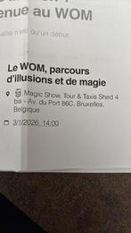 spectacle de magie au WOM Tour et Taxi, Trois personnes ou plus