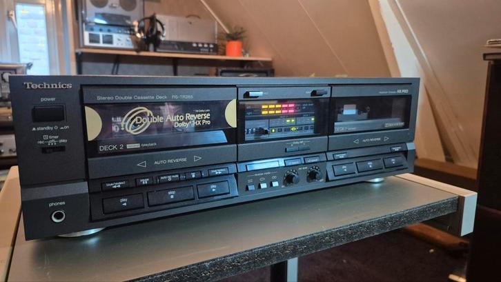Technics rs-tr265 cassettedeck, TV, Hi-fi & Vidéo, Decks cassettes, Double, Enlèvement