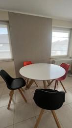 Tafel en stoelen, Huis en Inrichting, Tafels | Eettafels, Minder dan 50 cm, Modern, Rond, Gebruikt