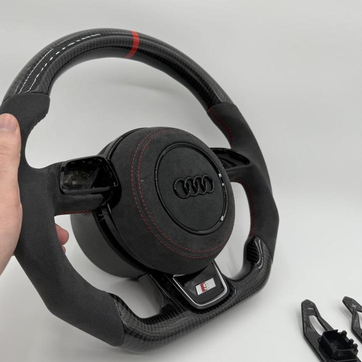 Audi stuur compleet S RS alcantara carobn, Auto-onderdelen, Besturing, Audi, Nieuw, Ophalen of Verzenden