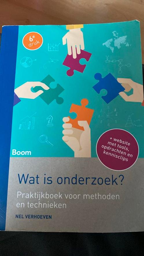 Nel Verhoeven - Wat is onderzoek?, Boeken, Wetenschap, Zo goed als nieuw, Ophalen of Verzenden