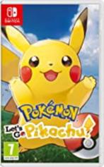 pokemon let's go pikachu jeu nintendo switch, Ophalen of Verzenden, Zo goed als nieuw