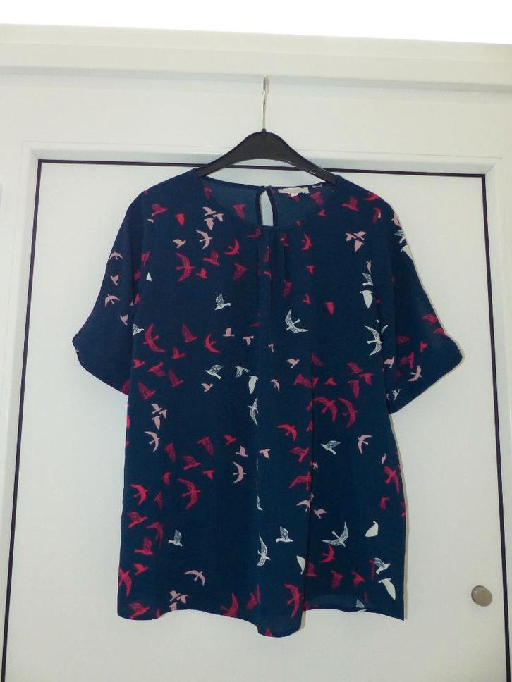 Bel & Bo blauw bloesje - maat 36, Kleding | Dames, Blouses en Tunieken, Zo goed als nieuw, Maat 36 (S), Blauw, Ophalen of Verzenden