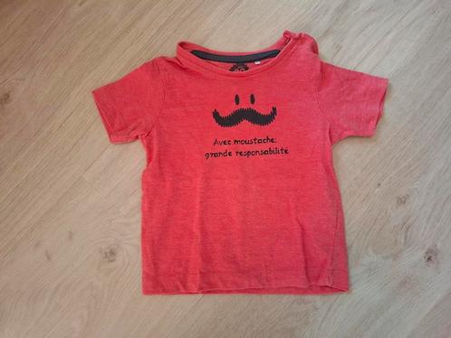 Tshirt maat 80, Kinderen en Baby's, Babykleding | Maat 80, Zo goed als nieuw, Jongetje, Shirtje of Longsleeve, Ophalen of Verzenden