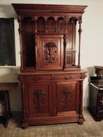 kast en tafel + 4 stoelen, Antiek en Kunst, Antiek | Meubels | Kasten, Ophalen
