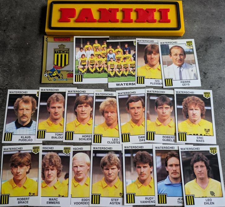 PANINI FOOTBALL 85 WATERSCHEI 19 STICKERS 1985, Hobby en Vrije tijd, Stickers en Plaatjes, Nieuw, Verzenden