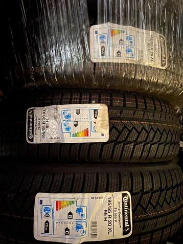 NIEUWE Continental 4 x winterbanden 195/55R20 TS850P M+S beschikbaar voor biedingen