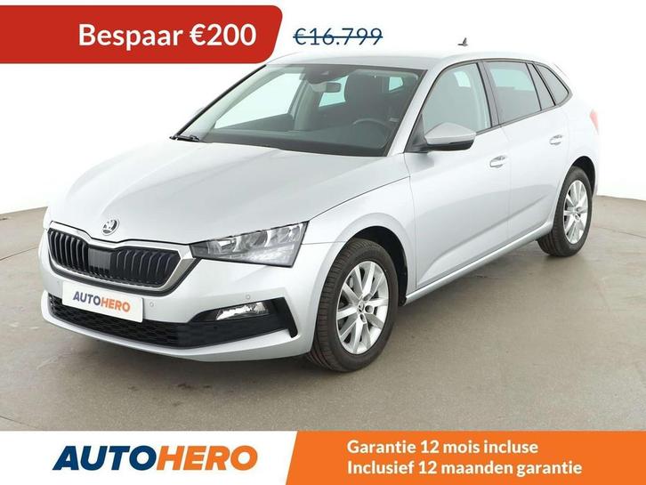 Skoda Scala 1.0 TSI Ambition (bj 2020, automaat), Auto's, Skoda, Te koop, Scala, ABS, Airbags, Airconditioning, Android Auto, Apple Carplay