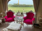 Set van 2 barok zetels in fuchsia, Ophalen