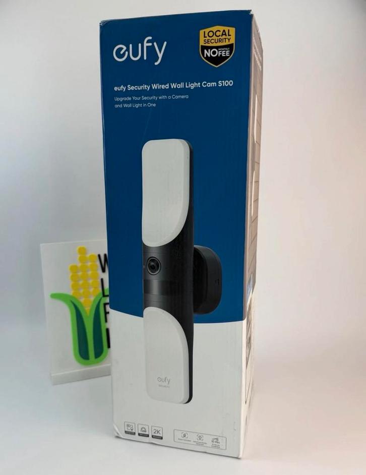 Eufy s100 met camera, Tuin en Terras, Buitenverlichting, Nieuw, Wandlamp, Ophalen