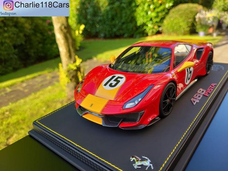 BBR 1/18 Ferrari 488 Pista nummer 48 van 48!, Hobby en Vrije tijd, Modelauto's | 1:18, Nieuw, Auto, Ophalen of Verzenden
