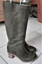 Te koop: Mooie lederen mos groene laarzen "Shabbies", 40, Kleding | Dames, Hoge laarzen, "Shabbies", Ophalen of Verzenden, Zo goed als nieuw