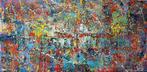 Valera- Kleurrijke abstract- Handgeschilderd- Uniek- XXL, Ophalen of Verzenden
