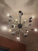 Suspension Lustre Led Spoutnik Space Age Vintage inox, Enlèvement, Comme neuf