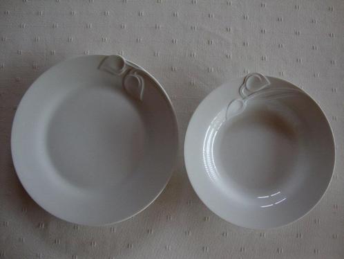 Tafelservies 12 personen, Huis en Inrichting, Keuken | Servies, Nieuw, Compleet servies, Effen, Aardewerk, Ophalen