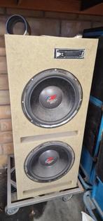 2x Lanzar DC15 + OptiDrive2500, Auto diversen, Autospeakers, Ophalen, Gebruikt