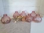Set van 5 roze vazen NIEUW huwelijk, dealer, Ophalen, Overige kleuren, Nieuw, Glas