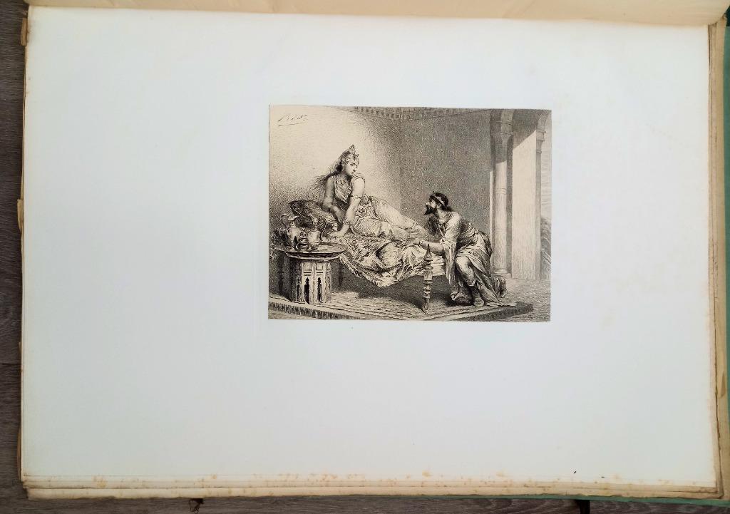 L’Histoire d’Esther 1882 Bijbel Boek van Esther - 12 etsen, Antiek en Kunst, Antiek | Boeken en Manuscripten, Ophalen of Verzenden