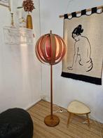 Deens design Moon lamp Hans Agne Jacobsson, Huis en Inrichting, Lampen | Vloerlampen, Ophalen, Gebruikt, Hout, Vintage