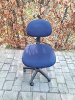 Chaise de bureau sur roulettes, Blauw, Gebruikt, Bureaustoel, Ophalen