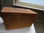 Rieten kist of mand met deksel, Huis en Inrichting, Ophalen, Overige materialen, Minder dan 50 cm, 50 tot 100 cm