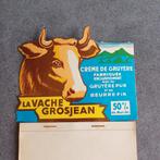 Calendrier fromage vache Grosjean de 1962 - complet, Enlèvement ou Envoi, Comme neuf