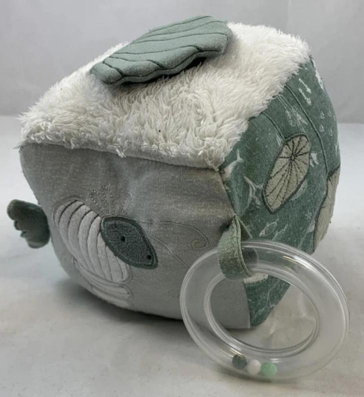 Little Dutch Activiteitenkubus Oceaan pluche kubus knuffel, Kinderen en Baby's, Speelgoed | Babyspeelgoed, Zo goed als nieuw, Verzenden