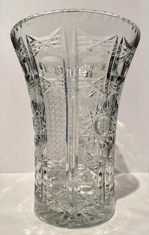 Antieke kristallen vaas Val Saint Lambert., Antiek en Kunst, Antiek | Glaswerk en Kristal, Ophalen of Verzenden
