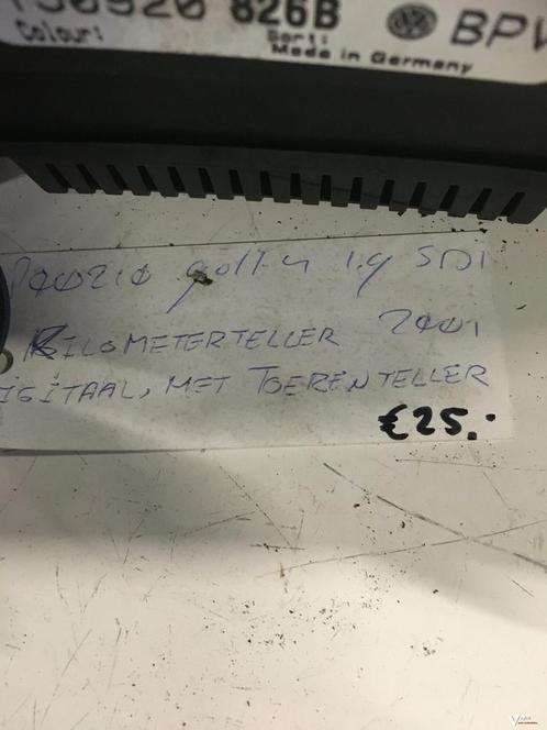 Vw Golf 4 1.9 sdi  2001 Km Tellerklok, Auto-onderdelen, Dashboard en Schakelaars, Gebruikt, Ophalen of Verzenden