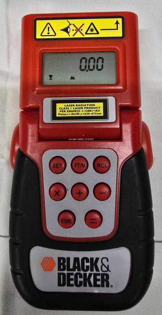 Télémetre laser Black&Decker, Doe-het-zelf en Bouw, Meetapparatuur, Zo goed als nieuw, Afstand, Ophalen of Verzenden