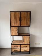 Barkast mangohout, Huis en Inrichting, Kasten | Wandmeubels, Ophalen, 200 cm of meer, Zo goed als nieuw, Minder dan 150 cm