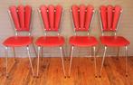Tubmenager S.A. Ranger Rockabilly Design Stoelen / Jaren 50, Ophalen, Zo goed als nieuw, Metaal, Vier