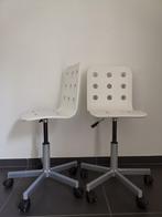 Witte houten bureaustoelen, Huis en Inrichting, Ophalen, Zo goed als nieuw, Wit, Bureaustoel