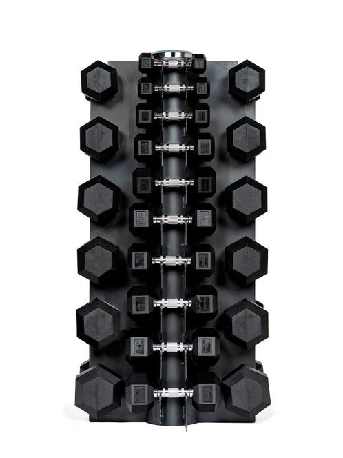 Hexagon halterset // incl. toren // 16 paar // 1-25KG, Sport en Fitness, Fitnessmaterialen, Halterset, Armen, Benen, Borst, Buik