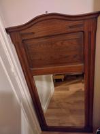 Mooie Kasteel Spiegel antiek in hout, Antiek en Kunst, Antiek | Spiegels, Ophalen, Rechthoekig, 50 tot 100 cm, 100 tot 150 cm