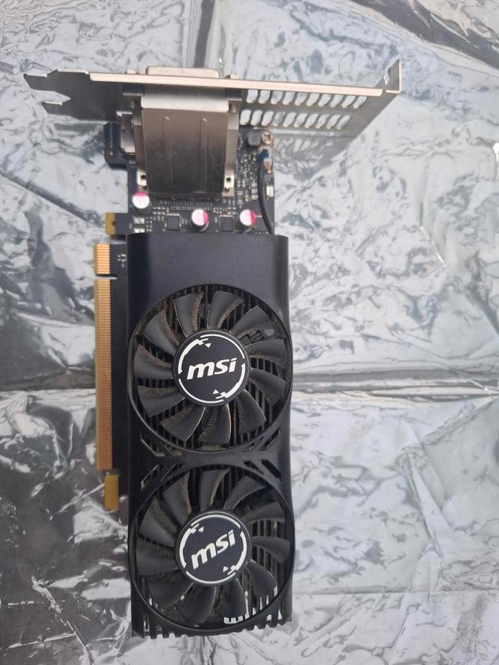 MSI GeForce GTX 1050 4GT LP, Computers en Software, Videokaarten, Gebruikt, GDDR5, HDMI, Ophalen