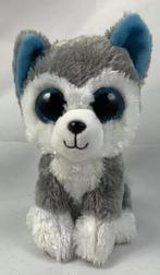 Ty Beanie Boos Slush Husky glitterogen pluche knuffel 15 cm, Verzenden, Zo goed als nieuw