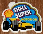 Vintage sticker Shell Super Motor Oil retro autocollant, Collections, Autocollants, Comme neuf, Voiture ou Moto, Enlèvement ou Envoi
